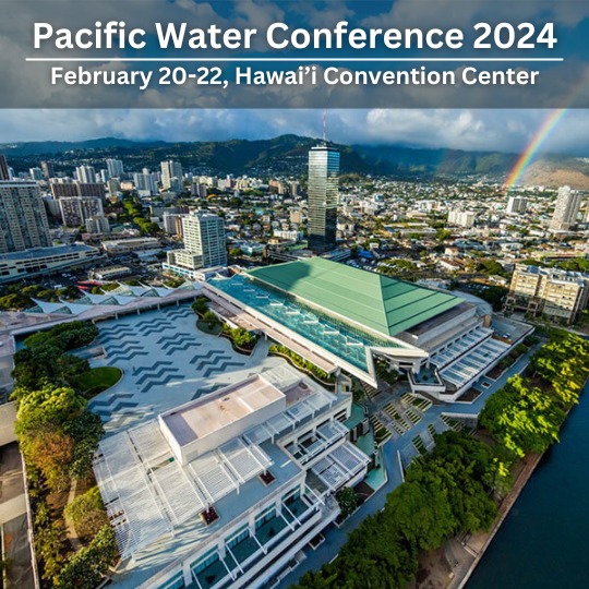 Pacific Water Conference 2024 February 20 22 Hawaii Convention Center 540 x 540 px