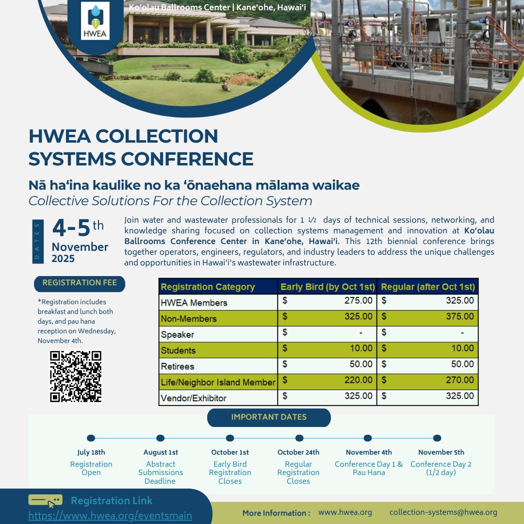 2025 HWEA Collections System Conference